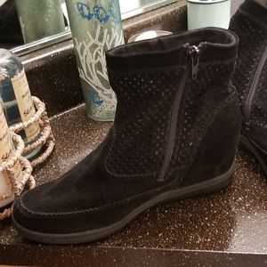 SKCH+3 By Sketcher Black Lift off Booties
